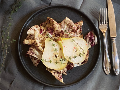 サラダの彩りに！富山県産 リーフチコリー カステルフランコ 約2kg