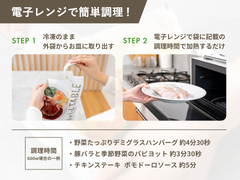 【三つ星店出身シェフ監修】国産食材100％のごちそうごはんシリーズ「Vivid TABLE」6食セット