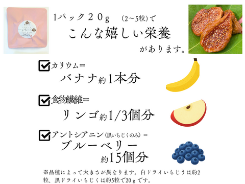 初回限定 しっとり国産ドライいちじく4種食べ比べ　20ｇ×4ｐ腸活にぴったりのしっとりしたセミドライタイプです。