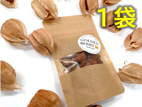 【お試し商品】ギュッと凝縮！！セミドライゴールデンベリー（食用ほおずき）15g×1袋入り