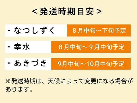 ＜セール＞【樹上完熟梨】『なつしずく』爽やかな香と味　２㎏以上