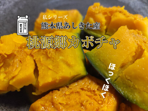 熊本県あしきた産　完熟ホクホク桃源郷カボチャ【5キロ　３～5玉入り】