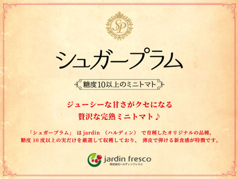 高糖度・高リコピン(13mg)ミニトマトシュガープラム超濃厚ジュース30本セット。旨味と甘さで料理にも使える(300047)