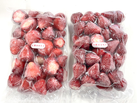 冷凍いちご（紅ほっぺ）1.6kg（800gx2袋）【お菓子、ジャム作りに】