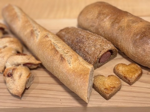 小麦全粒粉（秋田県産ゆきちから） 有機肥料のみ・栽培期間中農薬不使用　2025年産　約900g