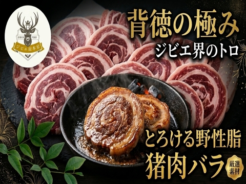 【背徳の極み】とろける野性脂“濃厚猪バラ”🍖一口で堕ちる旨味の暴力🍖お試しキャンペーン約200g