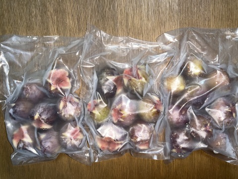 規格外や小傷　約1.5キロ　ゴロッと！　冷凍いちじく　蓬莱　福岡県産