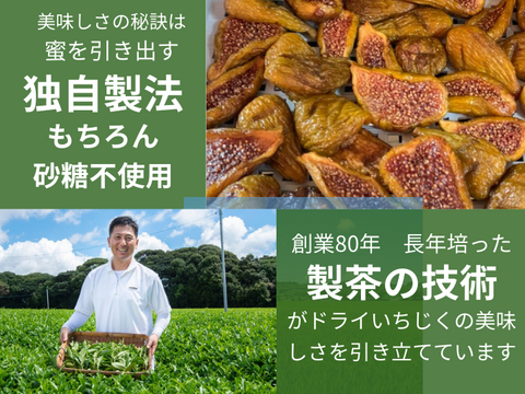 〈メール便〉新しい食感のドライいちじく25ｇ×3パック　砂糖不使用　静岡県牧之原産　国産　セミドライ　自社製栽培・自社製造