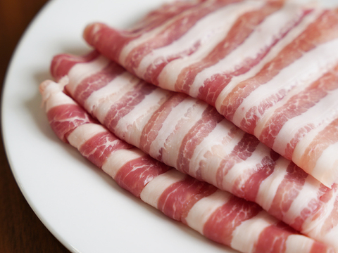 クセの無い旨味に感動！10％の希少厳選豚「だいじょ豚」バラスライス１kg