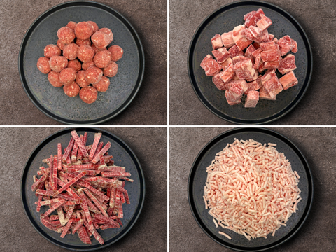 【家計応援＊30％OFF】［～6/7まで］手軽に贅沢パラパラ食べ比べセット（2.0kg）（ミートボール・バラぶつ切り・細切りバラ肉・牛脂ミンチ）
