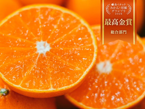 【みかんGP2026最高金賞】愛果48号【新品種】甘平×まどんな【紅プリンセスと同品種】家庭用 5kg