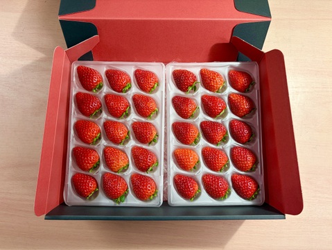 ギフトBOX入り贈答用『とちあいか』フレーズのこだわりいちご(厳選30粒)