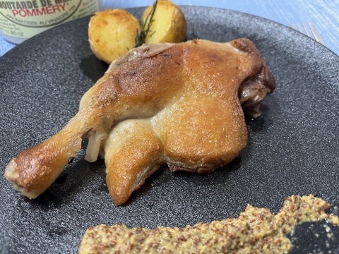 かすみ鴨　骨付きモモ肉のコンフィ　（2本セット）