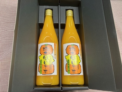 柑橘ブレンドジュースゴールド720ｍｌ瓶二本セット