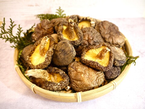 うまみ濃厚！大分県産「原木栽培」干し椎茸50g