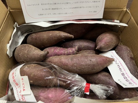 希少品種　甘い紫芋　ふくむらさき　３kg