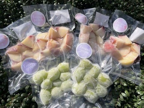 【福袋】こたつでシャーベット🍨フローズンピーチ＆グレープ詰め合わせ（限定10セット）