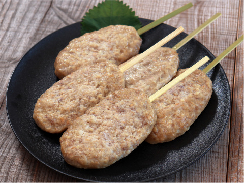 串付きでBBQやイベントにオススメ「元気豚  豚つくね串」400ｇ（80ｇ×5本入）×2パック