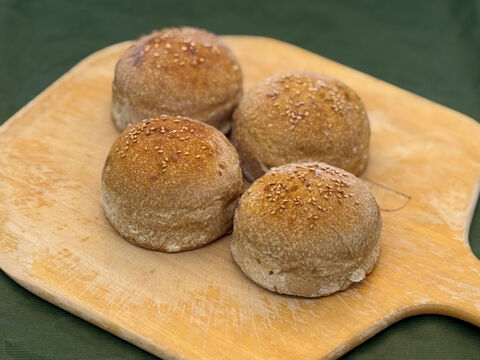 全部有機！【ゲン担ぎ福袋】全てはうまくいってる！丸いパン＆Sweets：麦の栽培から一貫生産　自然栽培有機小麦のみ使用した丸い有機パン+丸い有機Sweets