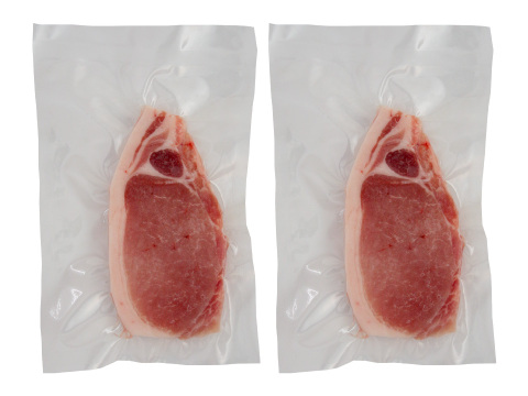 ポークステーキやトンカツなどに！「元気豚 ローススライス（厚切り）　100ｇ×2枚」　【T-010】