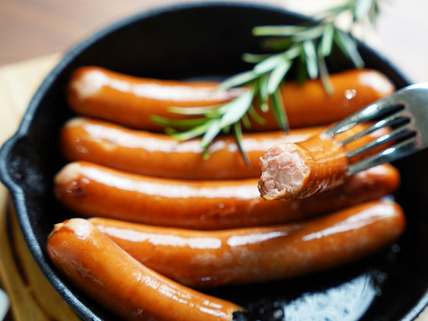 歯ごたえ最高！10％の希少厳選豚「だいじょ豚」粗びきソーセージ5袋