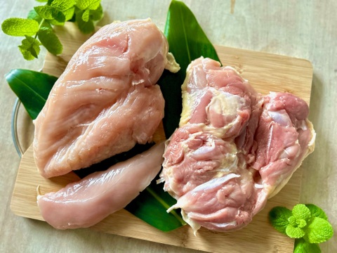 【投薬ゼロ】⭐️【夢丸鶏】⭐️半羽分　約1,200g