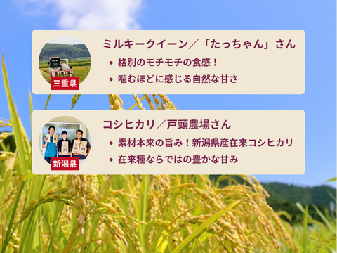 【数量限定】新米リレー定期便2025🌾厳選された5kgのお米を2ヶ月間お届け（食べチョク公式）