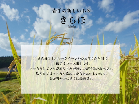 甘くてもっちり🍙✨きらほ 6㎏(2㎏×3袋) 特別栽培米〔無洗米/上白米/分づき/選べます〕