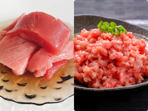 【冬ギフト】気軽にマグロを食卓へ🐟🍴【端たたセット800g】小分けパックがやっぱり便利！！