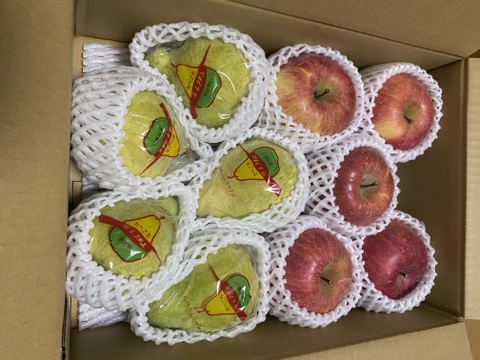 【10箱限定】サンふじとルレクチェの詰合せ　3kg
熨斗可能です。