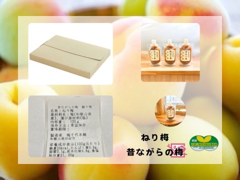 【和歌山県特別栽培】 ねりうめ　紀州 南高梅 農家 直送
