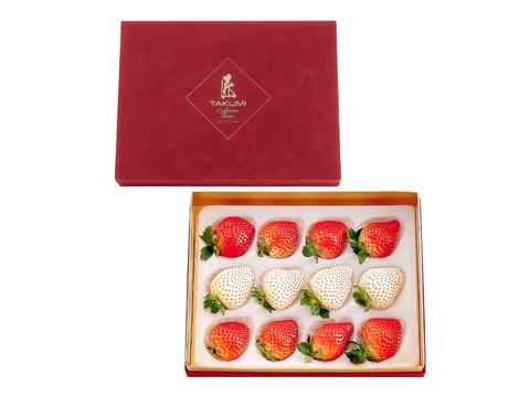 予約販売 2026年11月下旬～順次発送】 紅白いちごセット 紅白極上