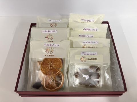 【食べ比べ】無添加・常温乾燥ドライフルーツ8袋セット