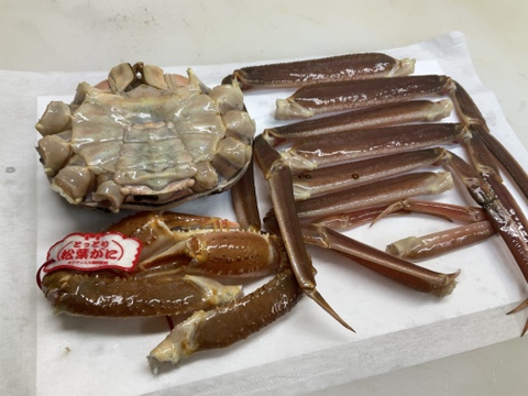 山陰冬の味覚の王者＜松葉蟹＞雄/中サイズ/600~800g/生をそのまま急速冷凍【冷凍】