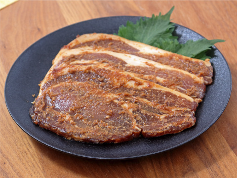 まとめ買いでお得！当店のロングセラー商品「元気豚  ロース味噌漬」120ｇ×10枚セット　【200】
