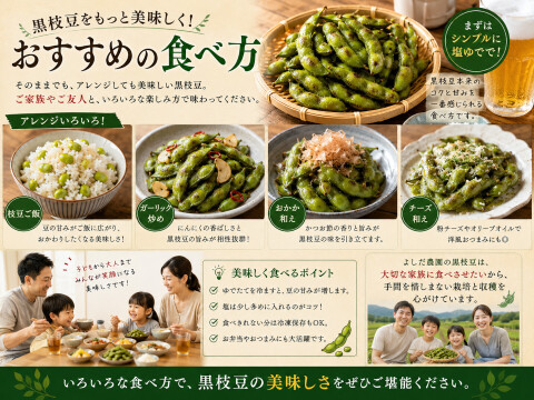丹波篠山 黒枝豆 1.8kg( 600g × 3袋 ) 【令和7年新豆・予約販売】 産地