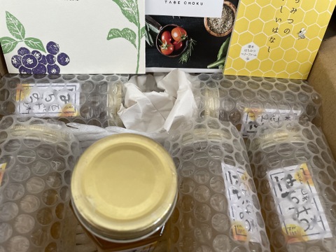 【もっとお得】国産純粋非加熱生はちみつ 6本入り