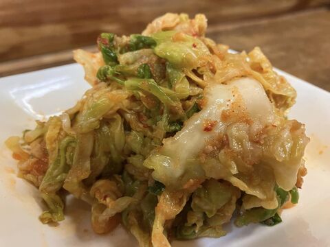 【絶品】春キャベツキムチ【送料360円】（無添加・砂糖不使用）