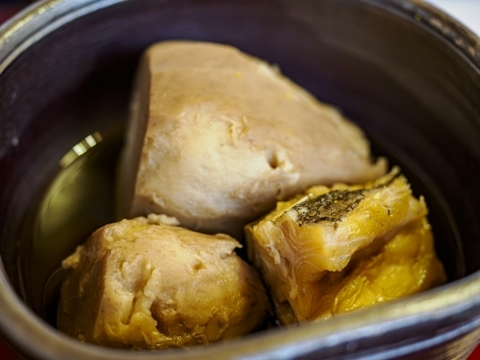 【栽培期間中　農薬不使用】煮崩れしにくく、味しみ抜群。煮物にぴったりの里芋「海老芋（えびいも）」(500g)