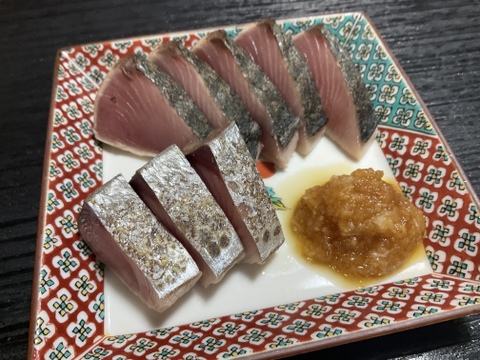 【秋の旨い魚】迷いハガツオ/キツネ/1.6~1.8㎏前後/半身フィレ/脂のり旨いです【今だけ生で送ります】