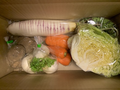 【自然栽培】4~5品目のお野菜セット Sサイズ