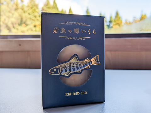 [初物] 岩魚の輝いくら（醤油漬け・100g冷凍）【冬ギフト】