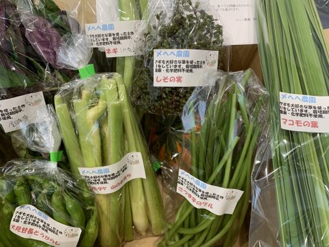 リピーター様歓迎。おまけつき野菜セット。もちろんヤギまっしぐら！
