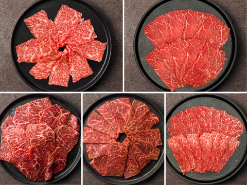 【29の日】［３日間限定］焼肉食べ比べ５種７袋セット（計950g）（リブロース・トウガラシ・シンシン・イチボ・ランプ）