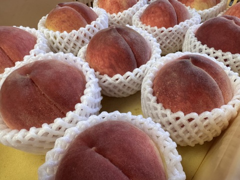 突然販売今日発送でラスト☆桃『夢しずく』☆2kg化粧箱