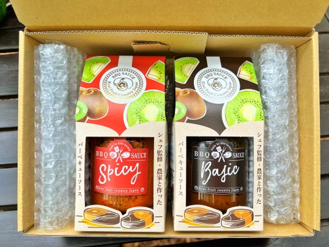 日本の宝物グランプリ準グランプリ受賞!!【キウイのBBQソース】(ベーシック/スパイシー）