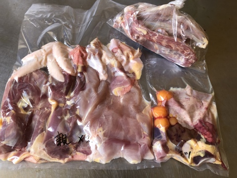 親鶏　1羽セット　(モツ付き)