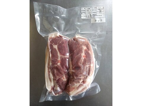 ジビエ　オスイノシシ　ネック　ブロック　730g