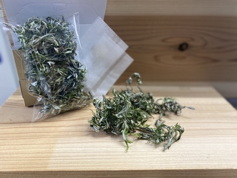 【メール便】愛知県東三河産　全草乾燥よもぎ20g×2