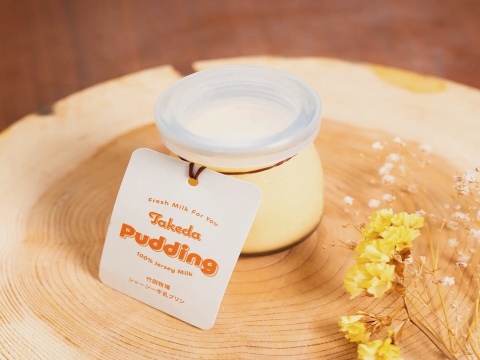 竹田牧場ジャージー牛乳の濃厚プリン｜６個入り